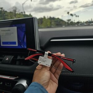 Prada Red and Black Car Audio Accessory